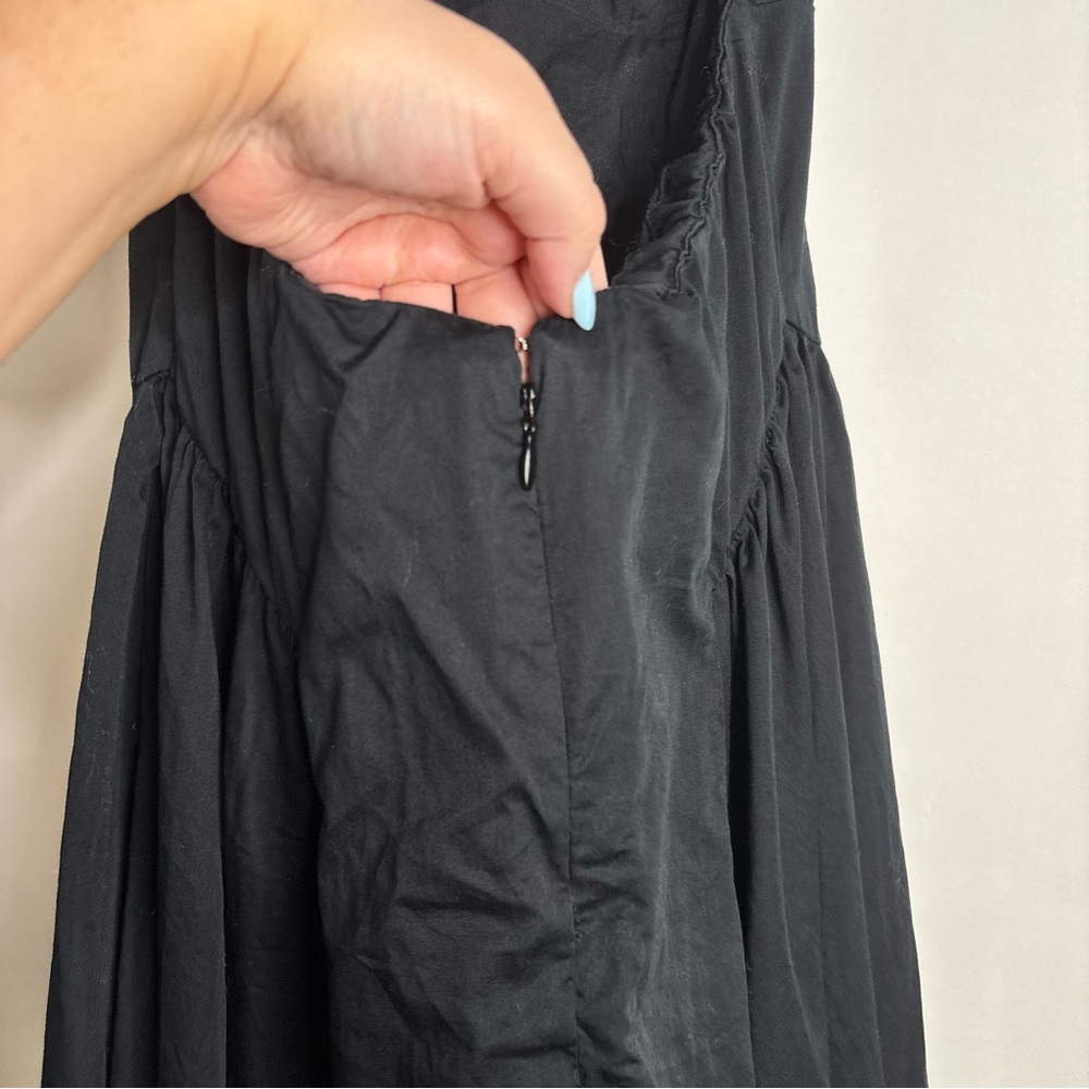 Abercrombie & Fitch Black Maxi Dress with Spaghetti Straps - Picture 8 of 11